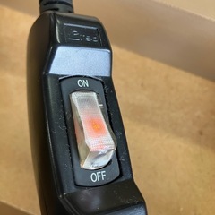 ロ2508-081 ダイニングテーブルこたつセット イス2脚 通電確認済み 布団付きクリーニング済 傷等ありの画像