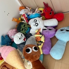 いろいろぬいぐるみの画像