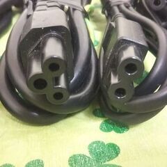 ノートPC用ACケーブル メガネx10 ミッキーx10の画像