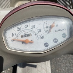 原付　バイク　レッツ4 バスケット　スズキ50ccの画像