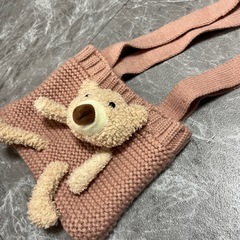 韓国キッズ小物　ニットバッグの画像