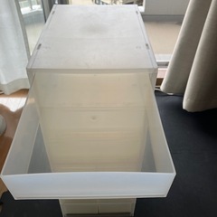 無印良品スタッキング引出し２個の画像