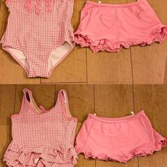 女児向け 95-125 水着3着セットの画像