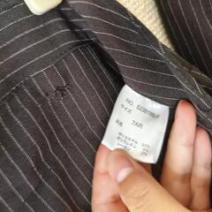 【お値下げ】[ほぼ新品]レディース　夏用スーツ　ジャケット＋パンツ　7号の画像