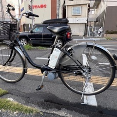 中古Panasonic電動アシスト自転車　13.2Ah4点灯　大阪
