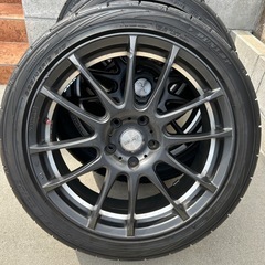 【取引者決定】5ZIGEN 18インチ タイヤホイールセット　タイヤは2ヶ月使用バリ山 オデッセイ　 の画像