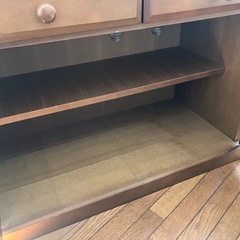 上ヶ嶋木工ライティングビューロー　天板開閉式机の画像