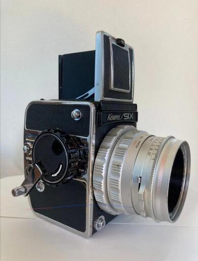 期間限定 送料無料】希少 中判フィルム一眼 コーワ SIX 85mm F2.8付属