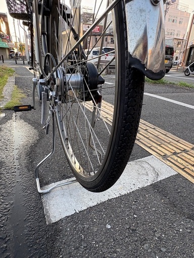 中古Panasonic電動アシスト自転車13.2Ah4点灯大阪 (となりの樹