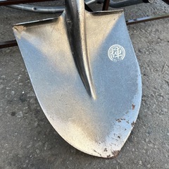 浅香工業 金象印 本かしえ 樫柄付 #3 剣先 スコップ 磨き丸 ショベル コンディション良し 中古品 ④の画像