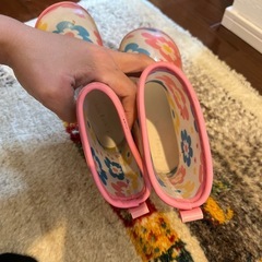 長靴　18㌢　女の子の画像
