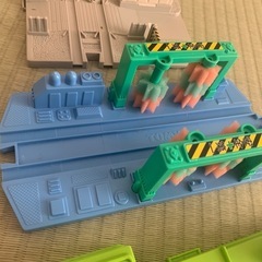 プラレール　踏切　洗車場の画像