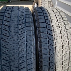 【17インチスタッドレスタイヤ】トヨタ車専用　wedsホイール&BS　DM-V3タイヤ　 4本セットの画像