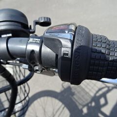 【恵庭】WONKA　電動アシスト自転車　試乗車落ち　中古6段切り替え　前輪アシストの画像