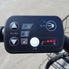 【恵庭】WONKA　電動アシスト自転車　試乗車落ち　中古6段切り替え　前輪アシストの画像