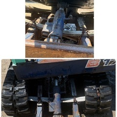 8月8日まで　YANMAR ヤンマー　B17-1 B17 ミニ油圧ショベル　バックホー　2526時間　1.5tクラス　ゴムキャタ　輸出　貿易　レストア品の画像