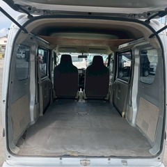 🉐【支払い総額30万円】車検令和9年2月25日H27年   スズキ　エブリィバン　PAハイルーフ　ルーフキャリア　スモークフィルム　集中ドアロック　記録簿5枚　調子良好！の画像