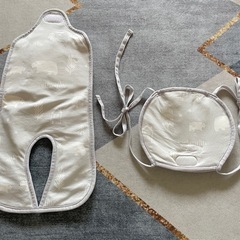 ニトリ　ベビーカーシート 保冷剤ポケット付き　Nクール　しろくまの画像