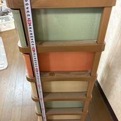 収納チェスト　キャスター付き　5段
の画像