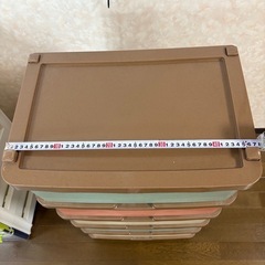 収納チェスト　キャスター付き　5段
の画像