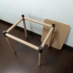 クラフト製の台、棚　押入れの整理などに…の画像