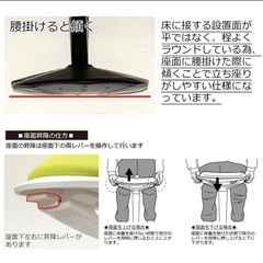 スタンディングデスク用スツールの画像