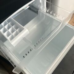 高年式 美品 TOSHIBA / 東芝 ノンフロン冷凍冷蔵庫 GR-W15BZ1 153L ブラック 苫小牧発の画像