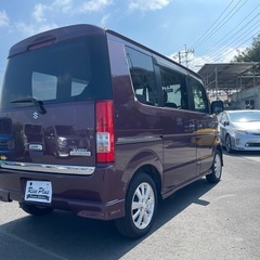総額29.8万円 スズキ エブリィワゴン PZターボ 車検9年2月 キーレス 9万キロ台 左パワスラ ナビ ワンセグ Bluetoothオーディオ ETCの画像