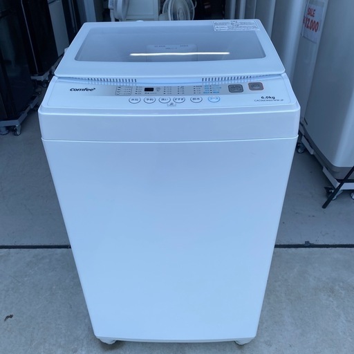 洗濯機　【美品】　2024年製　comfee CAC06EW60 小倉北区