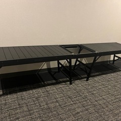 【中古】ON WAY/アウトドアテーブル3点セットの画像