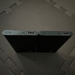 （受け渡し決まりました！）モバイルバッテリー薄型2つの画像