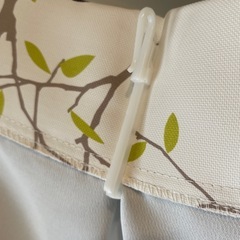 【美品】スミノエ 小鳥のカフェカーテン 調節可能フック付き 一枚 135×100の画像