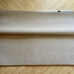 MUTE ラグタイプ　ホワイトベージュ　カーペット 150×200cm 防音の画像