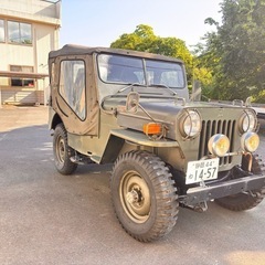 三菱ジープ車検令和7年10月年式昭和45年距離13700kmの画像