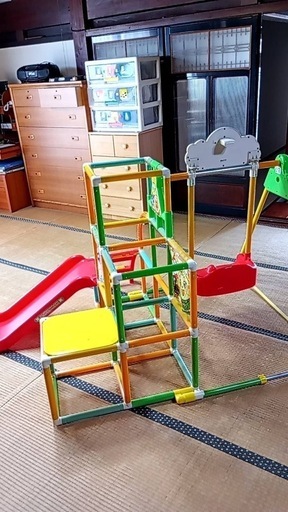 アンパンマン　ジャングルジム　滑り台