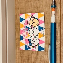 ちいかわパーク　ノベルティ　特典　クリアカード　ステッカー　限定の画像
