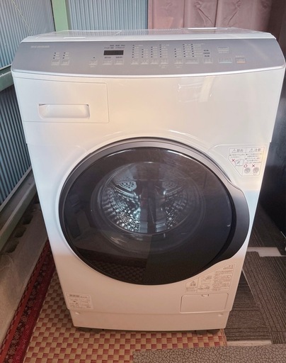 【高年式・美品】IRIS OHYAMA ドラム式洗濯機 FLK842Z-W【大阪府内配送設置無料✨】