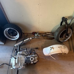 シャリー国産フレーム　社外エンジン125 書類付きの画像