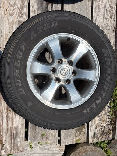 トヨタ純正アルミ付タイヤ
