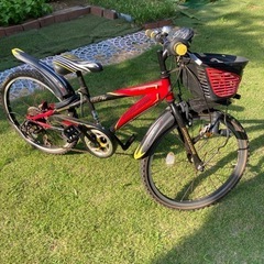 【引き渡し調整中】無料　子供用自転車　リアパンクの画像