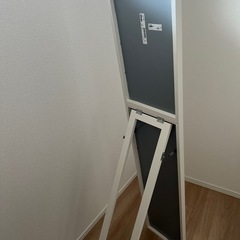 【美品】鏡　IKEA ホワイトの画像