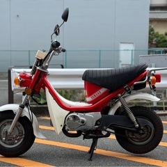 【超低走行•程度良好】YAMAHA チャッピー50 チェーン新品 希少車 【全国陸送可能】の画像
