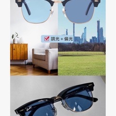 新品　調光偏光サングラスの画像