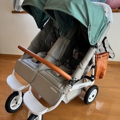 【超美品✨】双子ベビーカーAIRBUGGY 北部近くまでお届け出来ます(o^^o)の画像