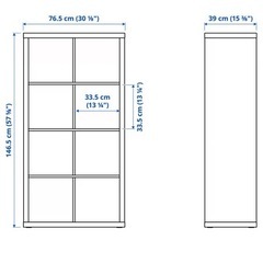 【IKEA】KALLAX カラックス　6マス収納の画像