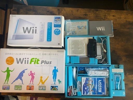 wii本体セット➕wii fit plus