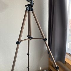 Amazonベーシック 軽量 三脚 カメラ用　全高127cm ケース付の画像