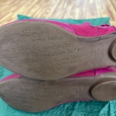 女の子用ブーツ ピンク EUR34(約22cm)　の画像