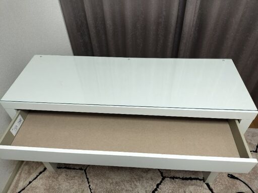【美品】IKEA MALM マルム　ドレッサー, ホワイト, 120x41 cm イケア IKEA MALM マルム ドレッシングテーブル, ホワイト120x41