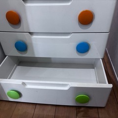 子供用　衣装ケース　4段 の画像